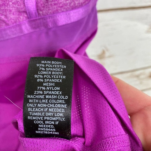 Zella Women's Fuschia Workout Tank Shelf Bra Spaghetti Strap Size Small‎ - Picture 4 of 7